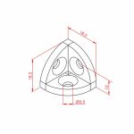 20x20 Radius Corner Joint - Image 2