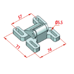 30x45 Plastic Ball Lock