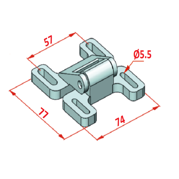30x45 Plastic Ball Lock