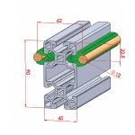 Ø12 Bearing Tab Profile