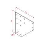 90x90 Two-Way Connection Plate - Image 3