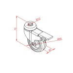 Ø 50 Single Wheel EMES - Image 6