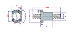 DKM Short Pitch Ball Screws and Nuts