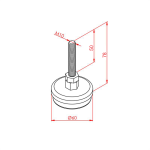 Chromium-coated Stand M10 - Image 10