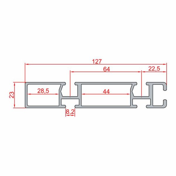 23x127 Conveyor Profile