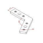 20x20 120° Connecting Piece - Image 5