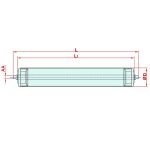 Ø 50 Aluminum Idle Roll