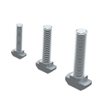 Knurled Pin Nut -Slot 10
