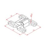 30x45 Plastic Ball Lock - Image 4