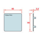 90x90 Profile Cap