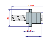 DKM Long Pitch Ball Screw and Nuts
