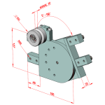 23x127 Conveyor Joint Plate and Roller - Image 2