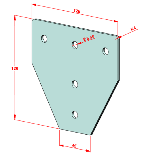 T Connection Plate