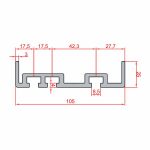 25x105 Conveyor Profile