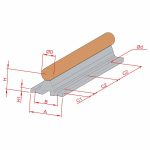 Shaft Sub-Support Profile (Perforated)