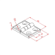 25x25 Hinge (Thin Series) - Image 2