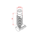 Threaded Type Central Butt Fastener Screw
