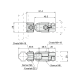 180° Angled Connection Piece - Internal - Image 2