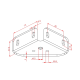 Corner Foot Connection Piece - Image 2