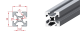 30x30 Heavy T-Slot Aluminum Profile - Image 3