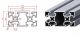 45x90 Light T-Slot Aluminum Profile - Image 3
