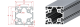 80x80 Single Surface Closed T-Slot Aluminum Profile - Special Series - Image 3