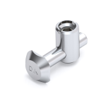 40x40 Internal Tension Connector - Flat / Straight Slot 10