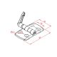 45x45 Locking Hinge - Image 2