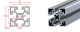 40x40 Light T-Slot Aluminum Profile - Image 3