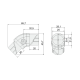 135° Elbow Connection Piece - Internal - Image 2