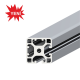 40x40 Double Surface Closed T-Slot Aluminum Profile - Special Series
