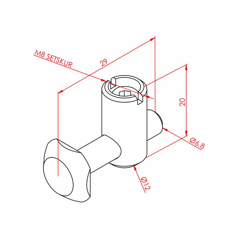 faadbab9-6f47-4c91-abd5-f8058564af88 30x30 Internal Tension Connector - Flat / Straight Slot 8 - Image 1
